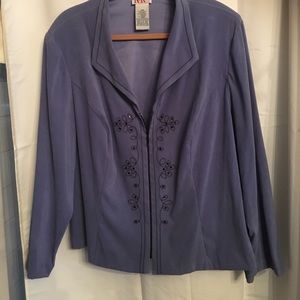 Velour Blazer